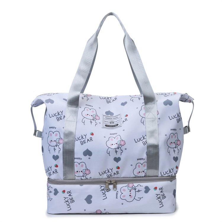 

Waterproof dry and wet separation design for large-capacity men s and women s fashion fitness bags