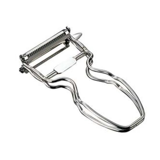 Kanda Peeler, Stainless Steel, Made in Japan, Peeling, Eye Remover, Shredding, Integrated Handle, 07 B003OBXP68