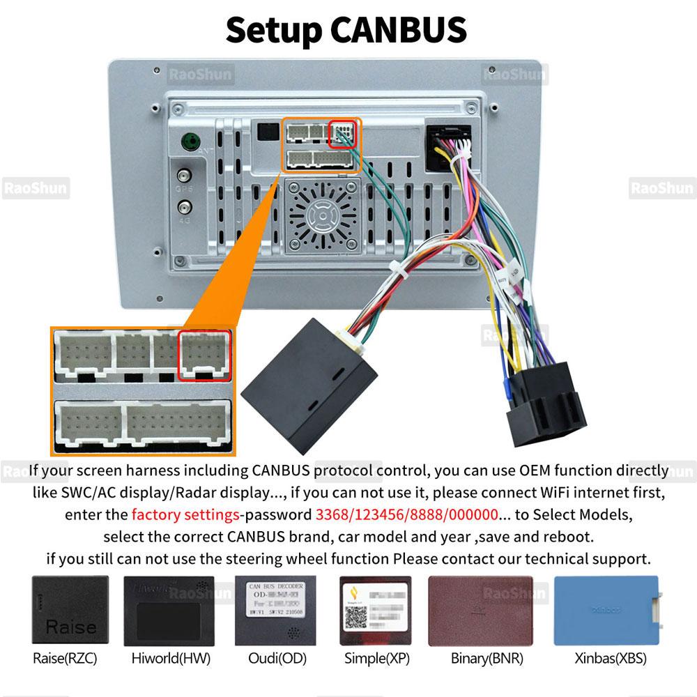 Car Android Radio Stereo Player Frame Fascia For Honda Fit GR GS Jazz 2020-2024 Navigation Harness Wire Adapter Canbus Decoder Radio Accessories 4