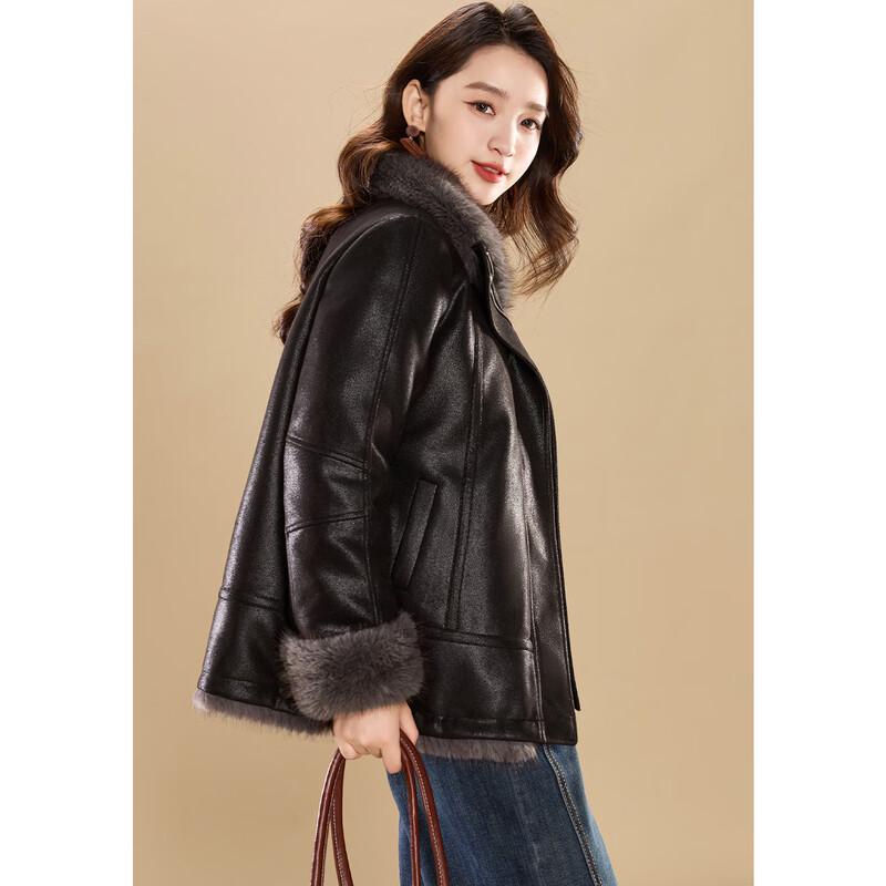 Kebéir Reversible Faux Mink Fur Winter Coat
