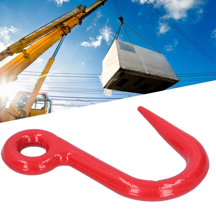 Gancio di Sicurezza Gancio a Pinza Acciaio Legato Occhiello Gru Container Ferramenta Industriale Forniture Sollevamento 1T Gancio a Pinza