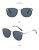 2025 Cat-Eye Metal Sunglasses: Trendy Unisex Large Frame, European & American Street Style (Model 9441)