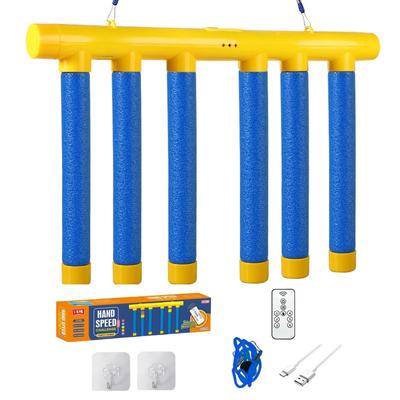 Reflex Drop Sticks Challenge Game, Hand Eye Coordination Training Toy, Upgrade Remote Control 3 Adjustable Speed