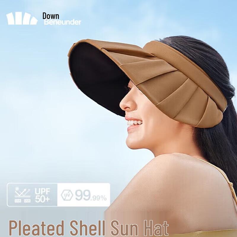 Beneath the Banana Women's Pleated Shell UV Protection Visor