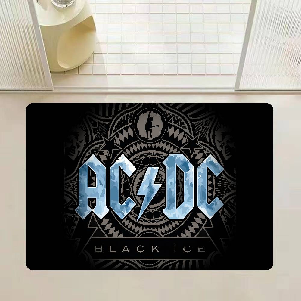 Rock Band-Ac-Dc Floor Mat Cheaper Anti-Slip Modern Living Room Balcony Printed Bedside Mats