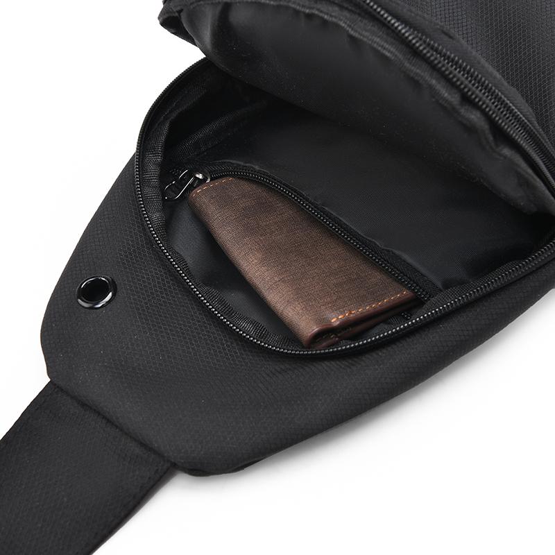 Men's Chest Bag Outdoor Shoulder Crossbody Bag Sports Mobile Phone Bag