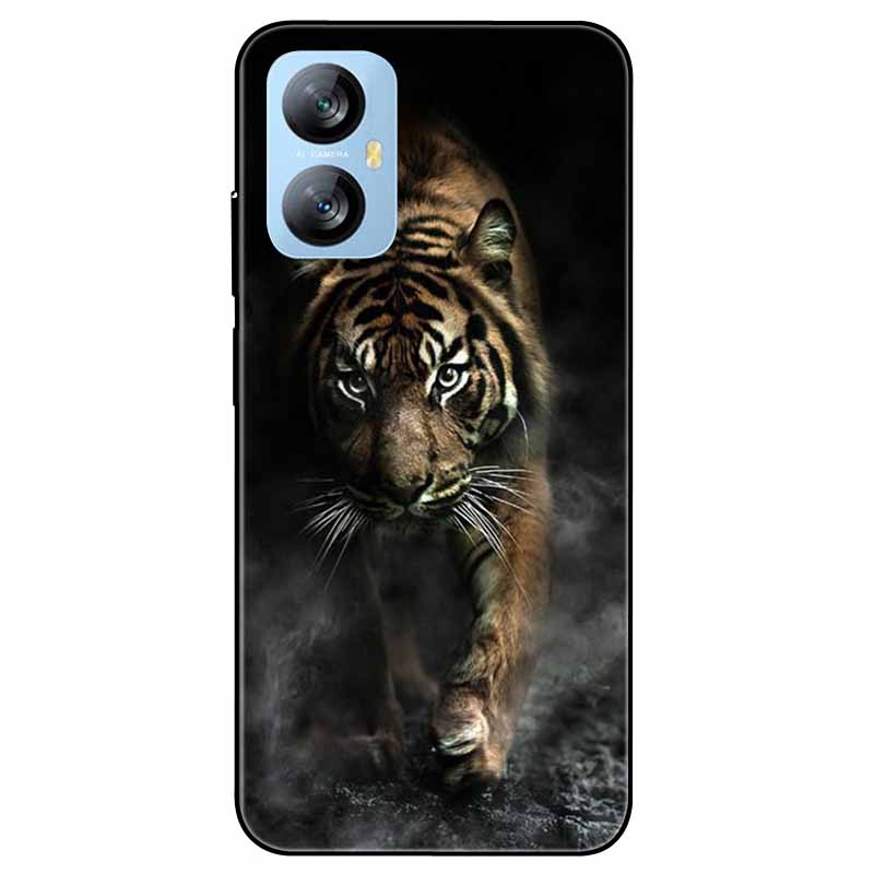Für Blackview A52 Pro Hülle Handyhülle Stoßfeste Schwarz lackierte TPU Hülle für Blackview A52 Pro Silikon Weicher Bumper A52Pro Süß