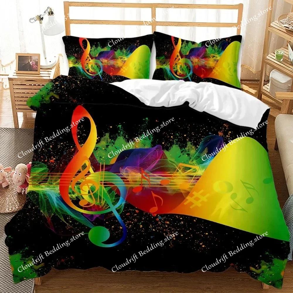 3D Abstract Duvet Cover Set Watercolour Painting Colourful Comforter Cover King Size for Boys Girl Teen Polyester Bedding Set