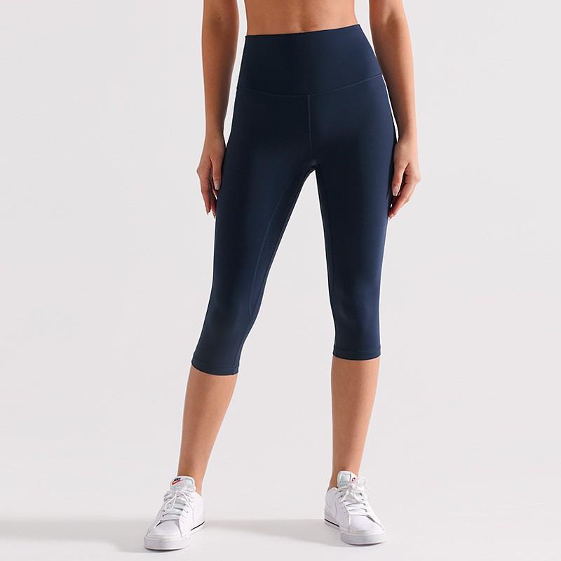 Womens High-Waisted 7/8 Yoga Leggings With Butt-Lifting Fit Quick-Dry Stretchy Workout Pants Running Cycling Dance