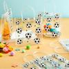 12 Pezzi Sacchetti Regalo Calcio in PVC Trasparente con Manici Sacchetti a Tema Sportivo all'Ingrosso Sacchetti per Dolcetti Sacchetti Avvolgimento Regalo Squadra Borse Tote a Tema Calcio