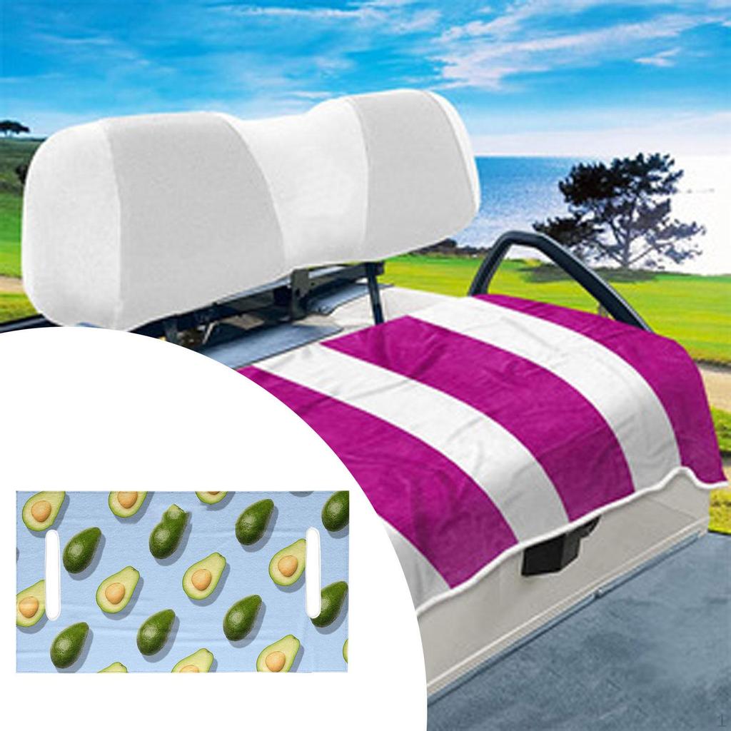Přikrývka na sedadlo golfového vozíku, ručník, snadná instalace, pohodlná, lehká na cestování, sport