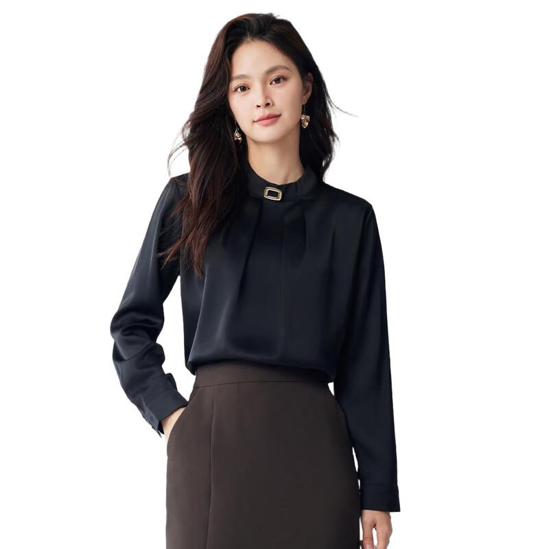 ROMON Women s Solid Long Sleeve Shirt 2XL