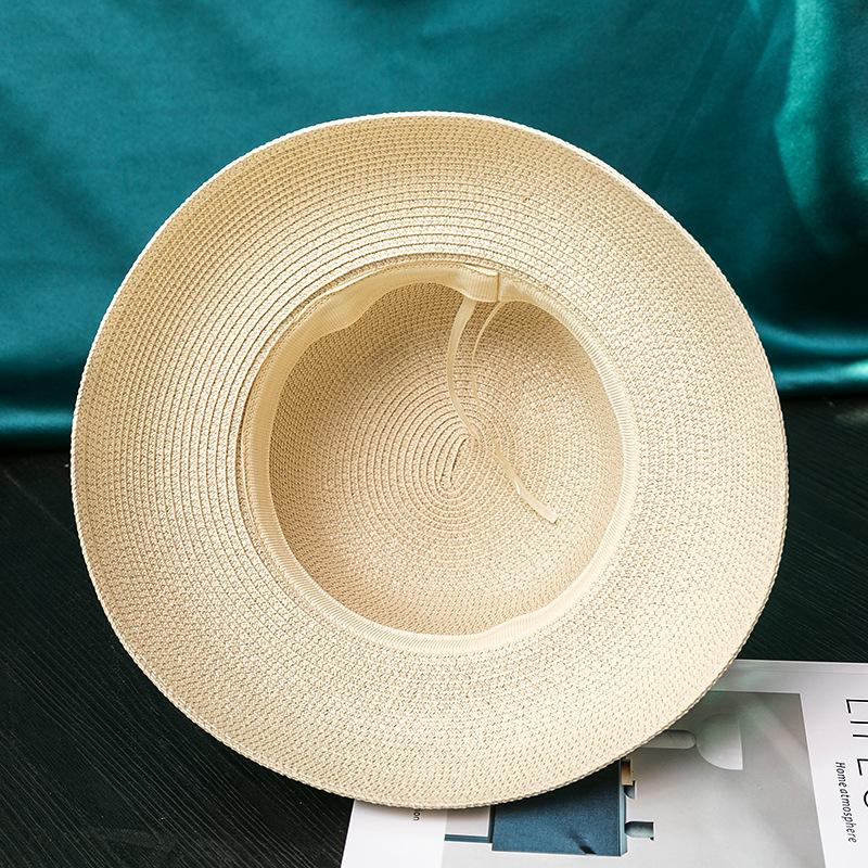 Straw Sun Hat for Women - UPF Protection, Fashionable Diamond Design, Breathable, Inelastic, Summer Fishermans Hat with Trendy Look