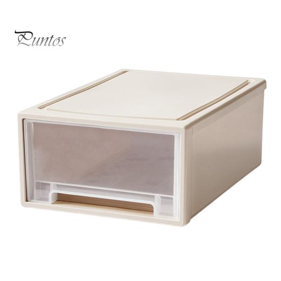 

Пластиковый ящик для хранения Органайзер для штабелирования ящиков Прочная несущая конструкция с утопленной ручкой Ящик для хранения большой емкости L