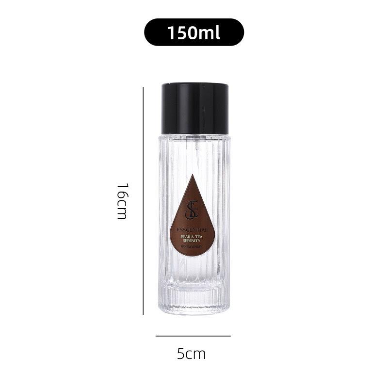150ML Vertical Stripe Glass Perfume Atomizer Bottle