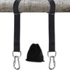 Tree Swing Hanging Straps Kit Holds 1200lbs Hammock Belt Carabiner Garden Patio Fishing Tire Safe Rope Supplies