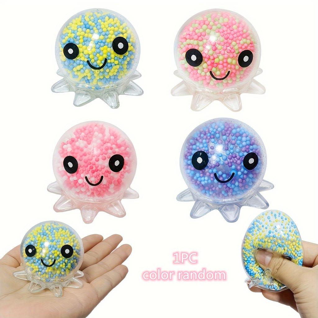 1 piece of stress relieving toy, stress relieving ball, and octopus squeeze ball suitable for children and adults!
