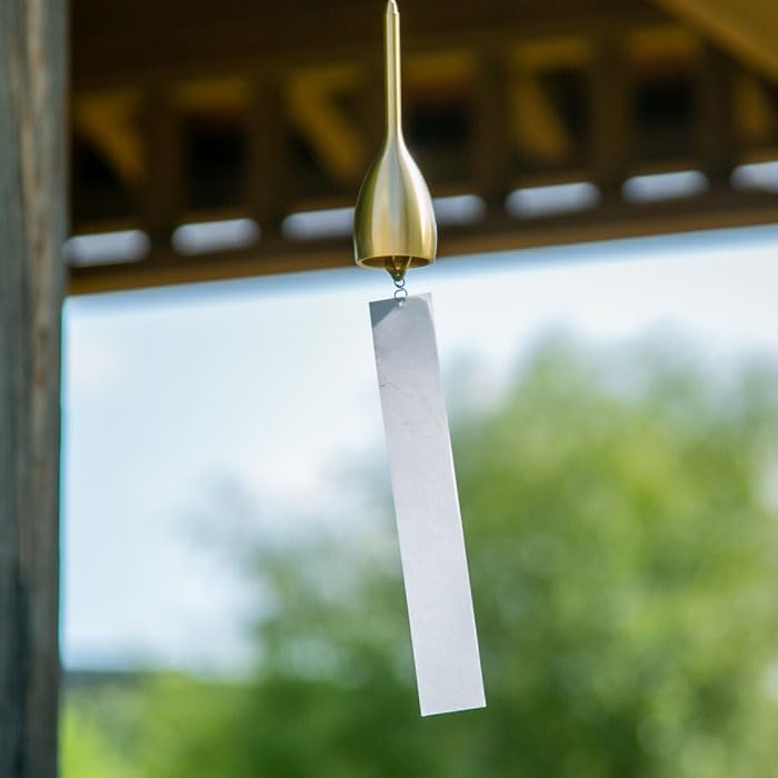 Nousaku Wind Chime Slim Gold 101011 - -