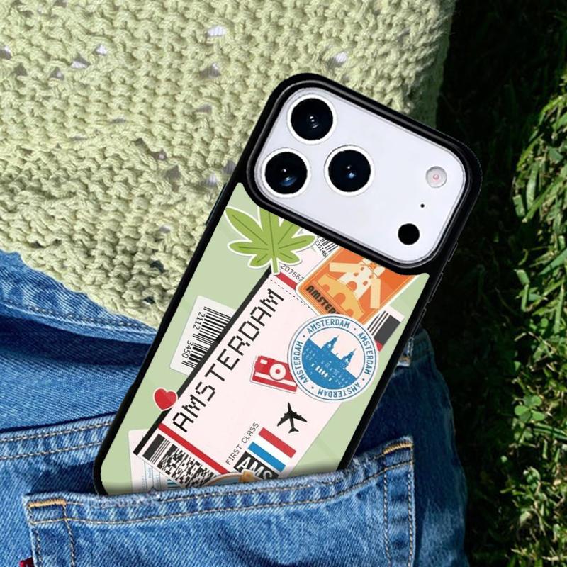 BOARDING PASS Phone Case Cover for IPhone 11 12 13 14 15 16e 17 Pro Max Coque for IPhone 17 Air