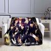 BTS Kpop Blanket Throw Blanket Kpop Gift Flannel Blanket for Teenage Girls Adults Warm Plush Throw for Bed Sofa Couch