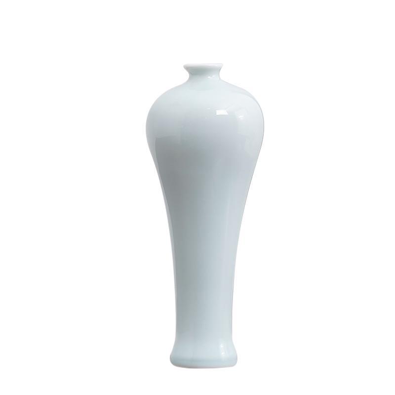 Handmade Retro Celadon Glaze Porcelain Flower Vase - Antique Style Home Décor