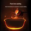 SUPOR 32cm Cast Iron Stir-Fry Wok