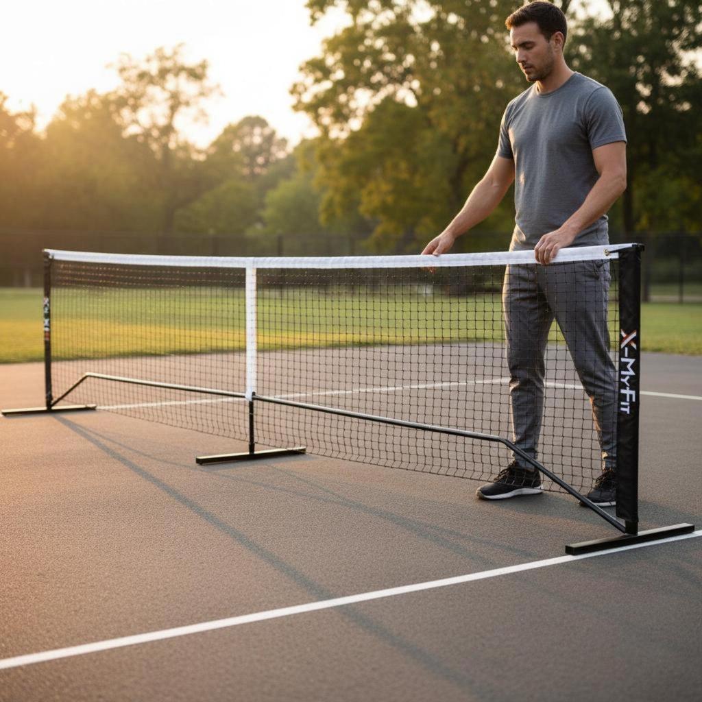 Portable Pickleball Net Indoor and Outdoor Racket Athletic Gear Tear Resistant