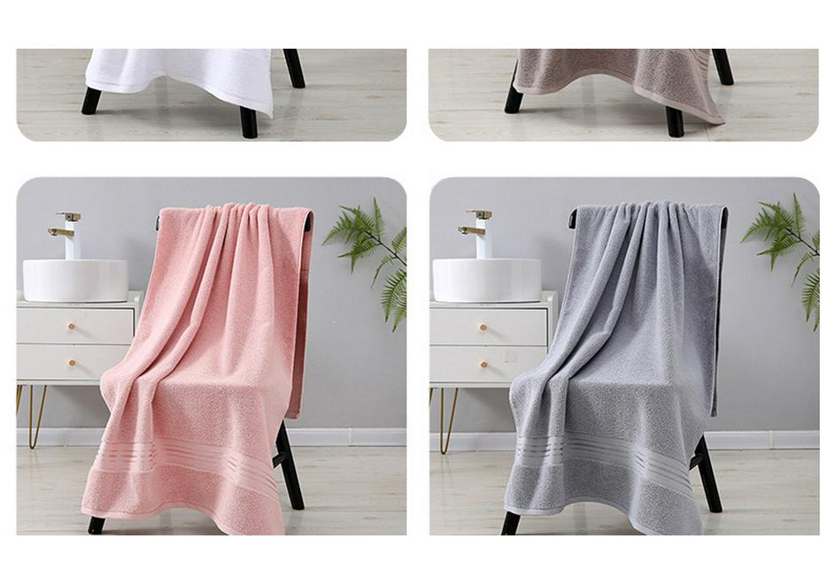 600g Thick Pure Cotton Oversized Bath Towel, 160x80cm, Large Hotel & Home Wrap