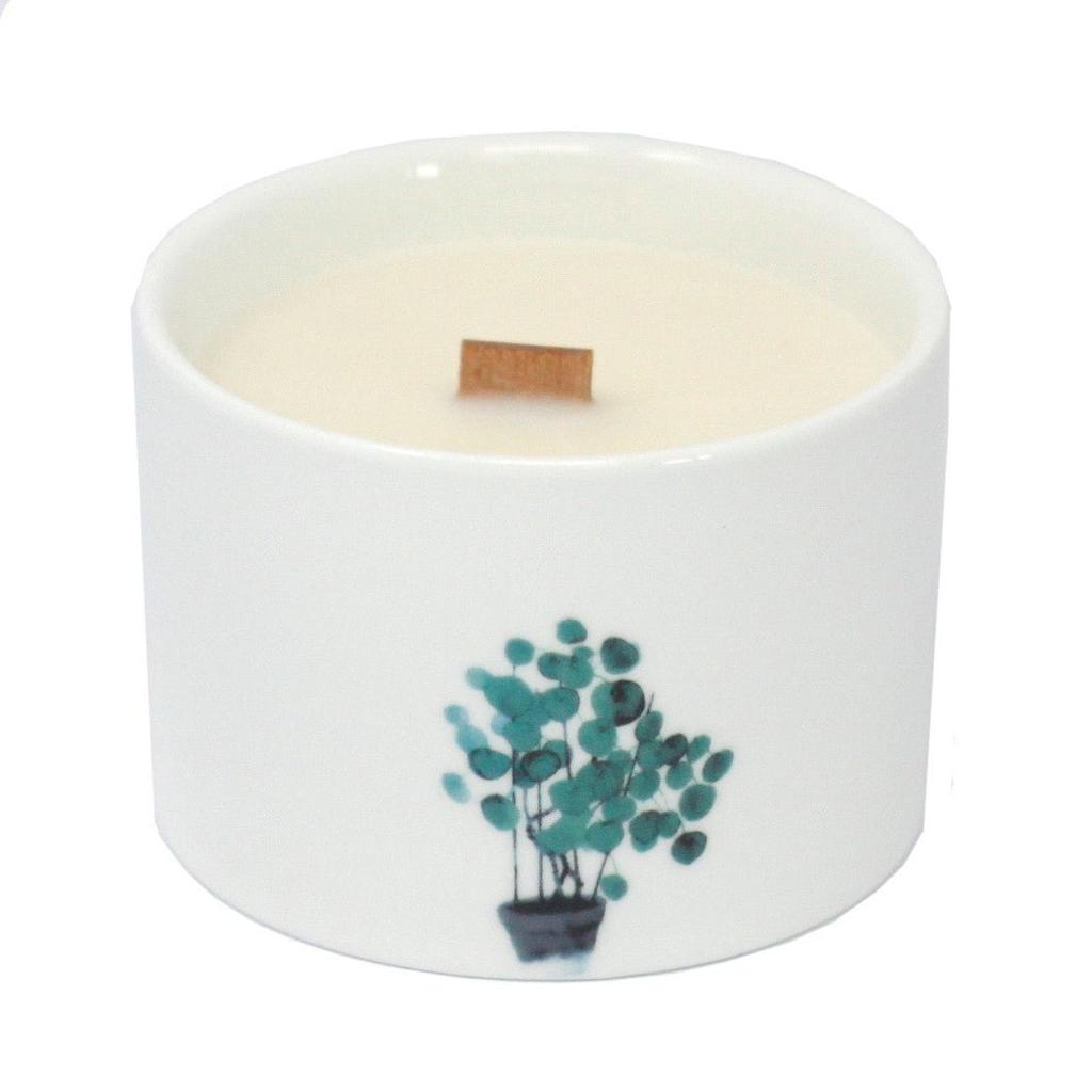 Japanese Garden Soy Wax Scented Candle, Wood Wick