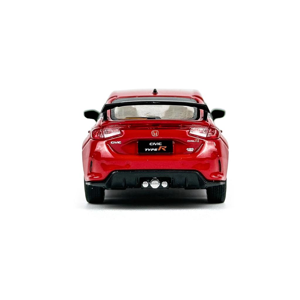 PAUDI MODEL scale 2023 Honda Civic FL5 diecast model red 1/64 TYPE-R car,