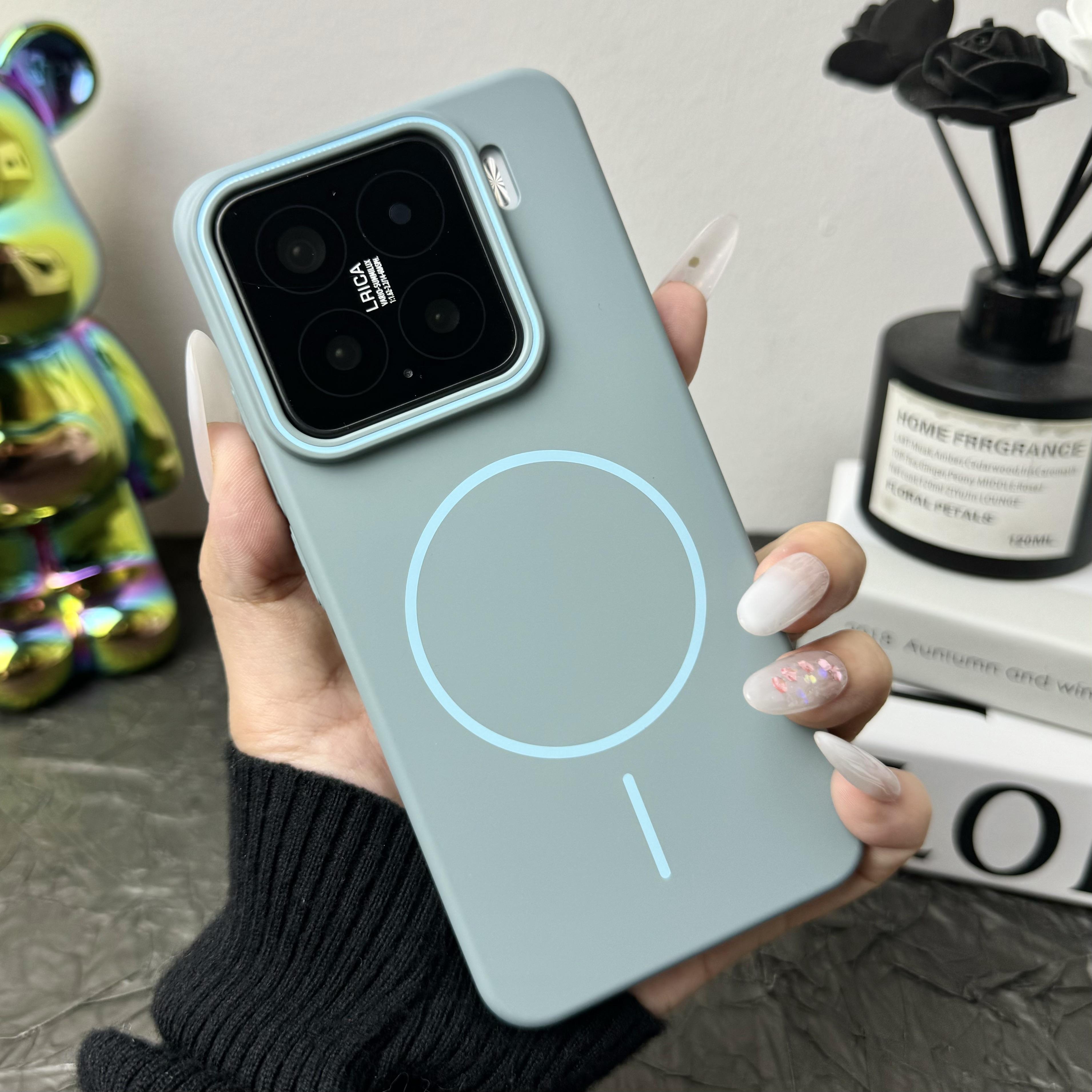 

Матовый тонкий жесткий магнитный чехол для Xiaomi 15 14 13 Poco F7 X7 F6 Redmi K80 K70 Note 14 13 Pro Ultra Для Magsafe Сплошная задняя крышка For Xiaomi 14T Pro