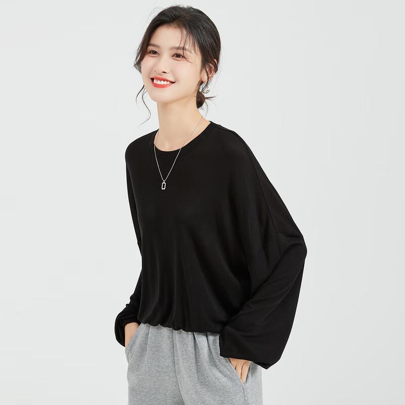 Maglione lavorato a maglia con coulisse in misto seta di gelso da donna