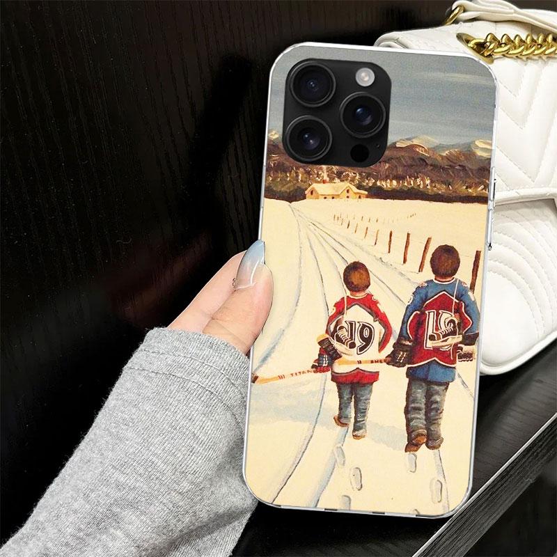 Ice Hockey Rink Sport Case for iPhone 13 12 Mini 11 Pro Max Soft Phone Cover X XS XR 7 SE 8 Plus 6 6S 5 5S Silicone Black Capa