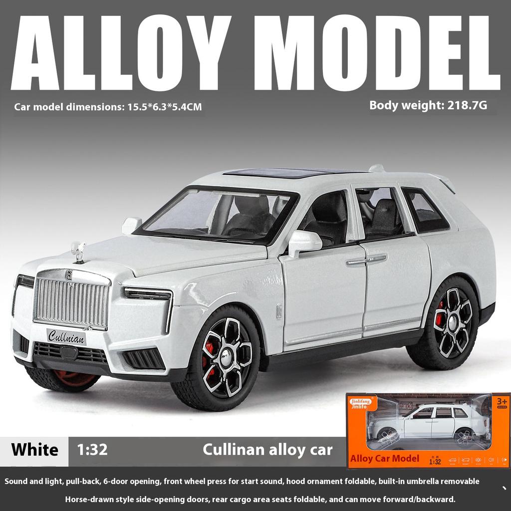 1/32 Rolls-Royce Cullinan Alloy Model, Exquisite Desktop Ornament, The Best Collectible for Car Model Enthusiasts, Halloween Gift