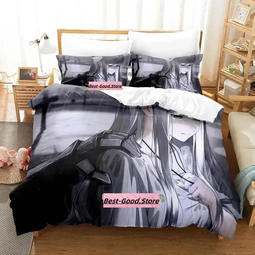 Gamw ENDER LILIES Quietus of the Knights Bedding Set Printed With Pillowcase Bed Duvet Cover Soft Single Double Queen Super King