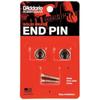 D'Addario Daddario Strap End Pin Solid Brass Guitar Strap End Pin Chrome PWEP202 [Domestic Genuine]