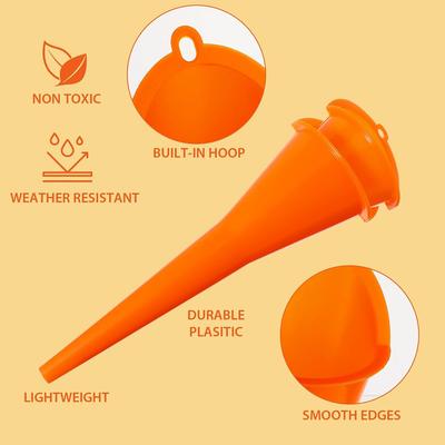 1/5/10pcs Car Long Stem Funnel Oil Fuel Filling Tools Anti-splash Plastic Oil Funnel Motorcycle Refueling Tools