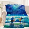 Cartoon D-Doraemons Movie Blanket Blanket for Couch Sofa Travel Home Hiking Picni Bed Beding Flannel Blanket birthday gift