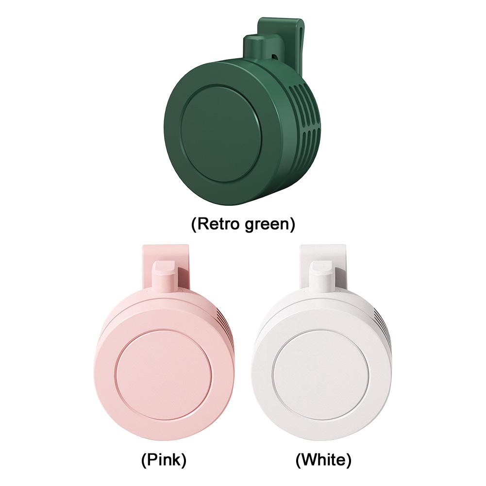 1/2PCS Mini Clip Fan 3 Wind Speeds Portable Waist Clip Fans Leafless Personal Body Fan 900mAh Wireless Electric Air Circulators
