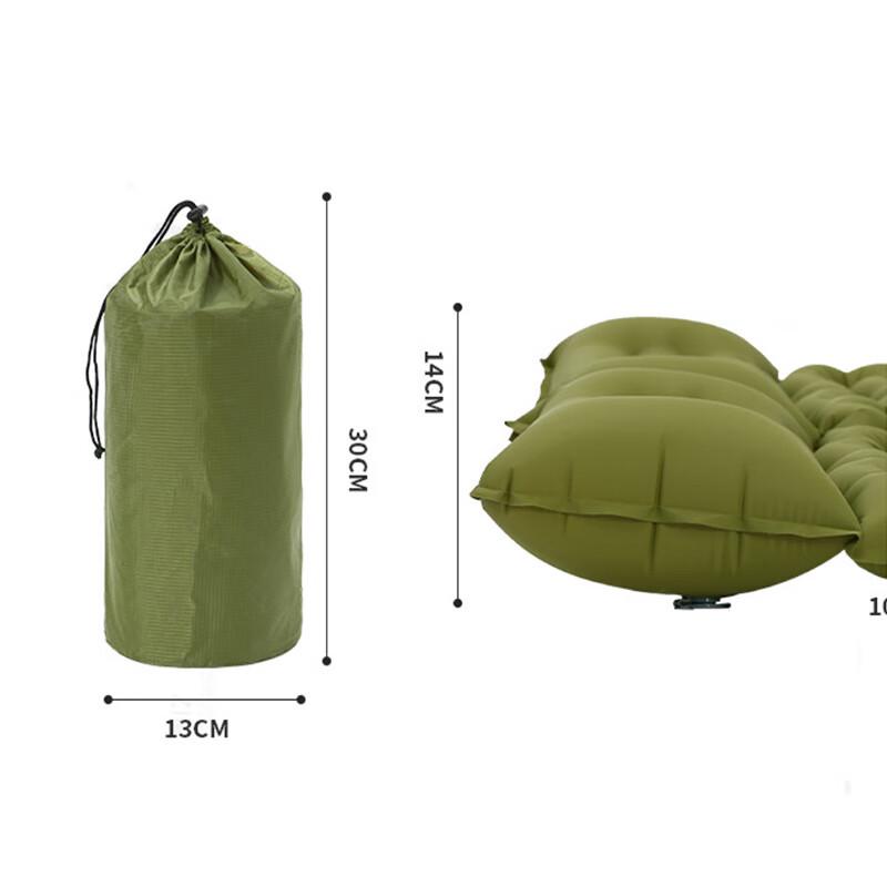 OEING Double Inflatable Camping Mat with Foot Pump