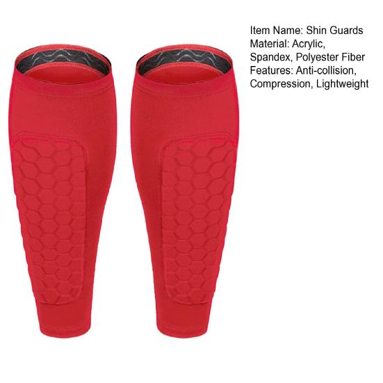 Soccer Shin Guards For Kids Youth Calf Compression Sleeve