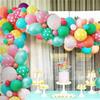 Candy Donut Ice Cream Foil Balloon Sets Arch Kit Set Birthday Party Colorful Home Decoration