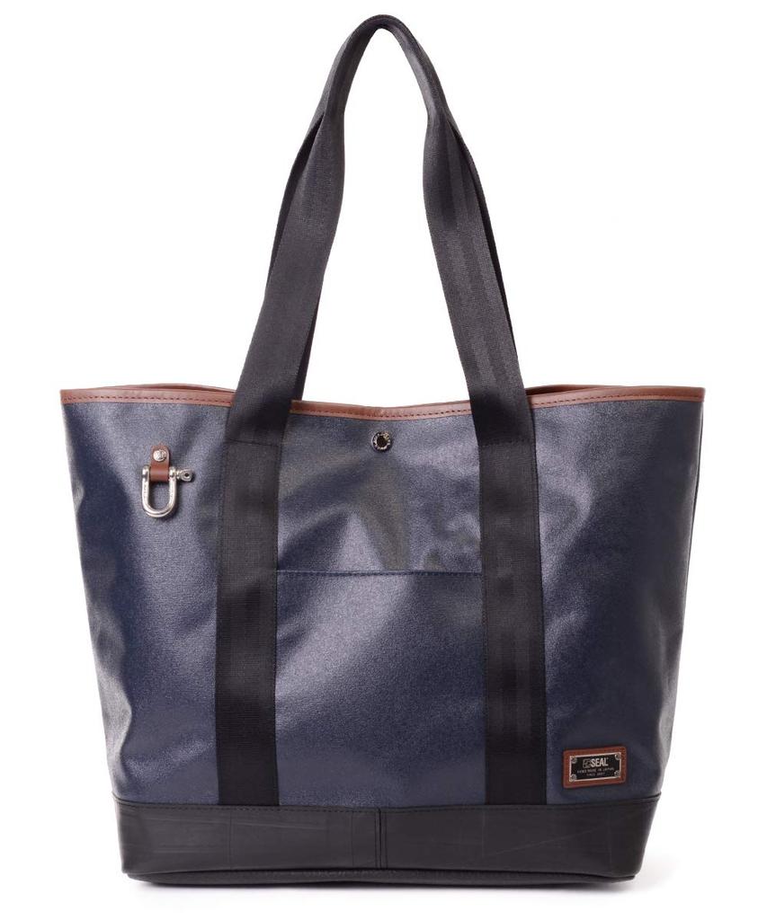 Morino Canvas X SEAL Urban Tote Bag Waterproof Durable 3WAY Tote Made from Canvas Adopted by the Japan Maritime Force Made In Japan Men's Self-Defense