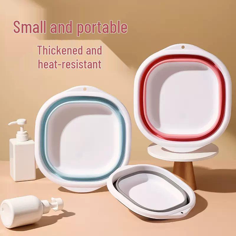Large Portable Folding Wash Basin for Home, Dorm, Travel - Ideal for Students, Children, and Pregnant Women