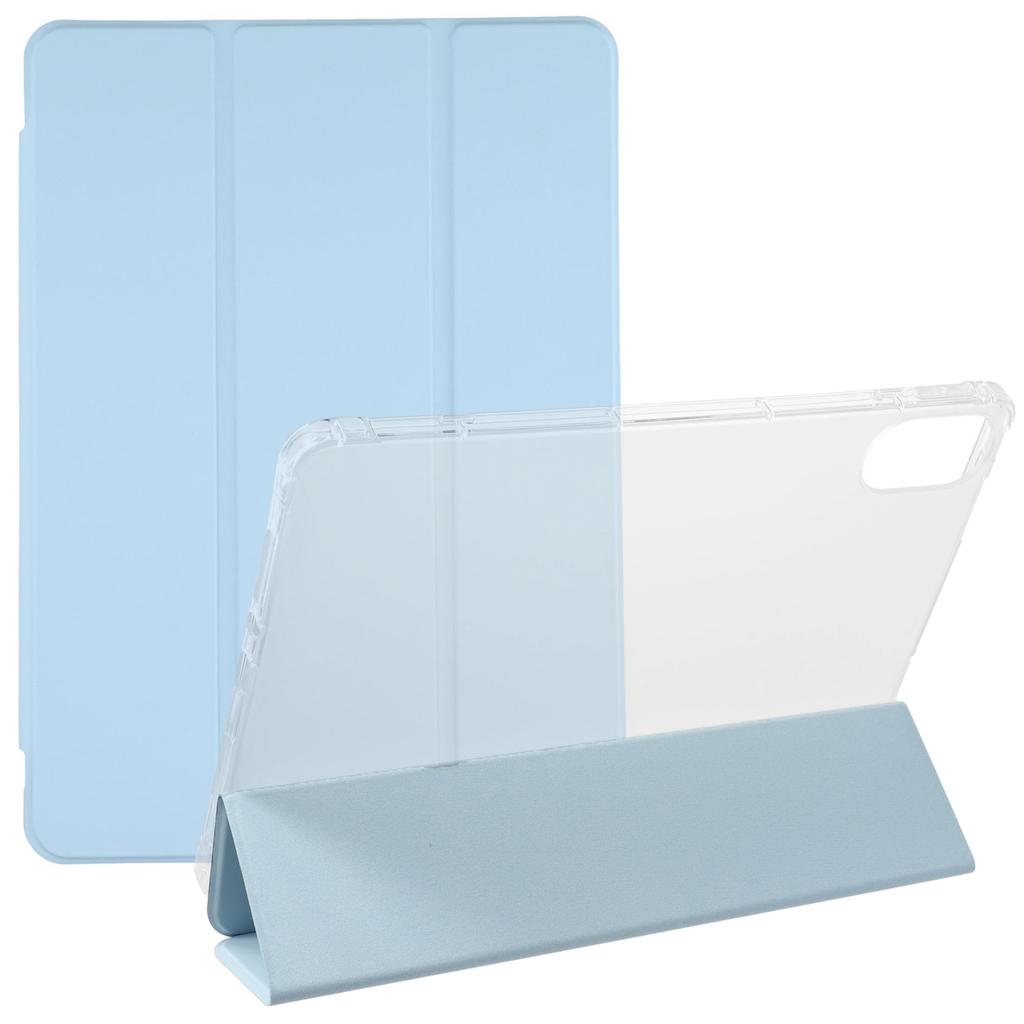 For Xiaomi Redmi Pad 2 Case with Pen Slot Tri-Fold Stand PU Leather+TPU Tablet Cover Auto Wake/Sleep