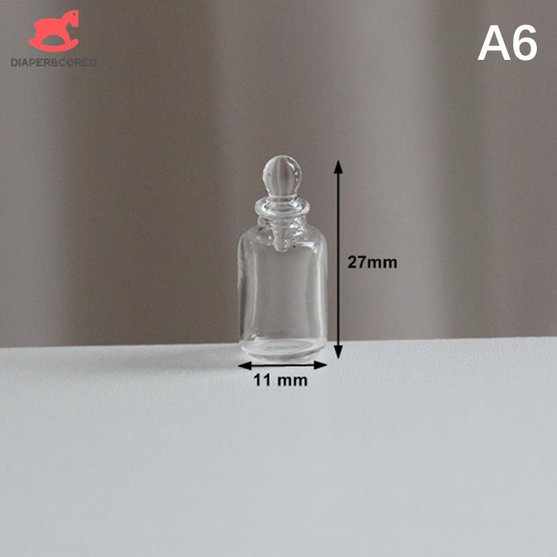 1Pc 1:12 Dollhouse Miniature Transparent Jar Glass Vase Plant Growing Cup Glass Bottle With Lid Home Model Decor Toy