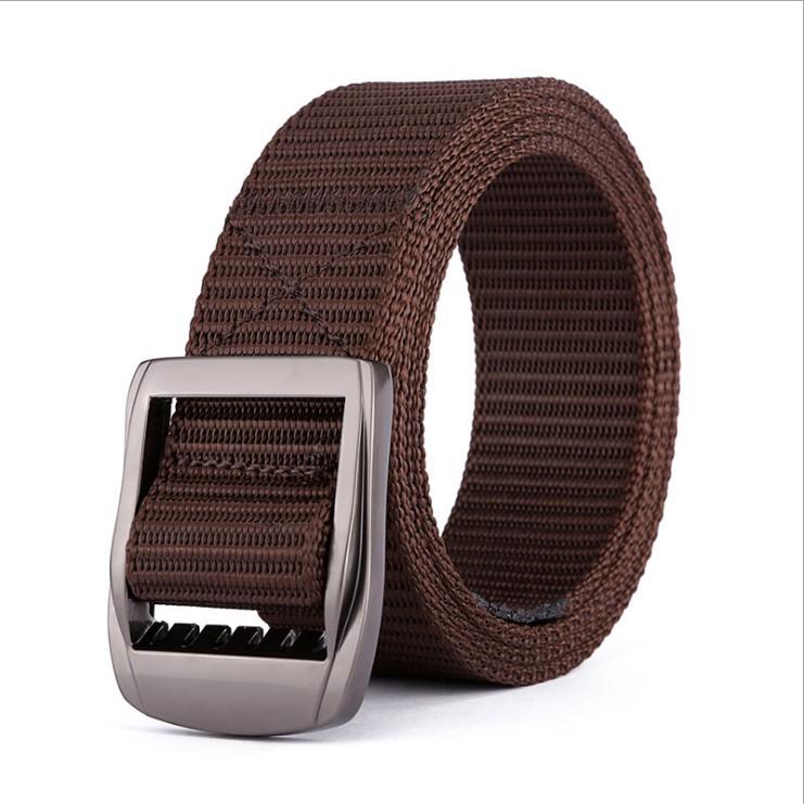 Nylon Tactical Outdoor Belt, Double Stepless Adjustable Canvas Belt, High-Quality Quick-Drying Belt