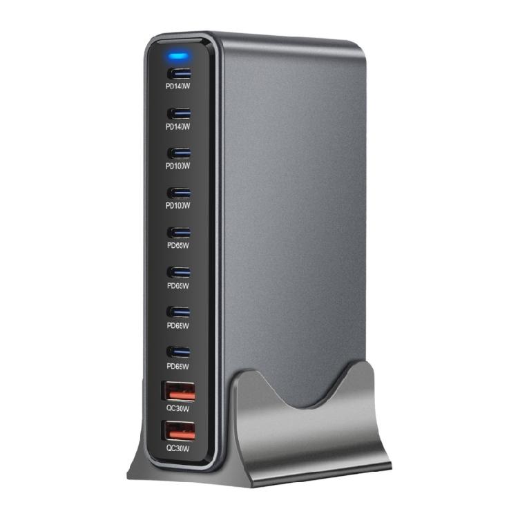 800W Technology Desktop Charging Adapter 10 Port Various Device Charging System with Overheating Protections for Phone