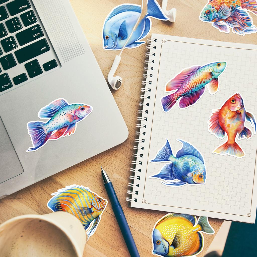 50 Simple Drawings Graffiti Stickers Mobile Suitcase Waterproof Decorative Stickers Children's Hand Account Stickers