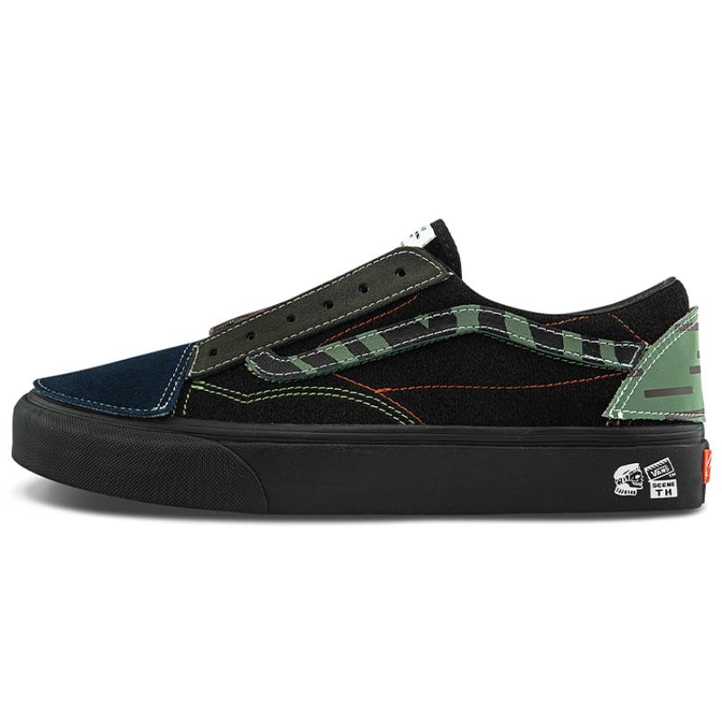 Vans Taka Hayashi X Sk8 Low Lx 'DIY Black' Sneakers VN0A4UX62NQ